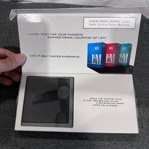 L&M Filter Stay Cool Coasters Freezer Must See Unique